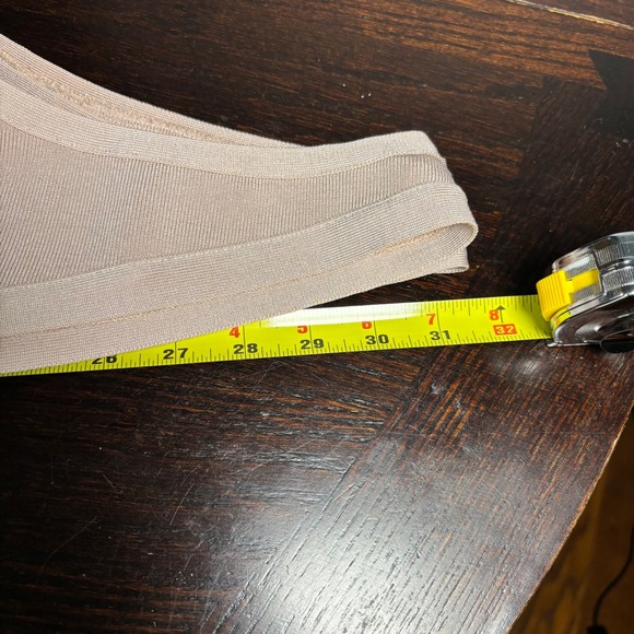 Bebe Rose Dust Bandage V Neck Sleeveless Mini Dress Sz XS Y2K event hoco club - Picture 6 of 7